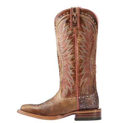 Ariat Vaquera Kahverengi Western Csizma Bayan (32675-283)